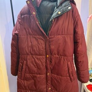 YMI Maroon Puffer Jacket